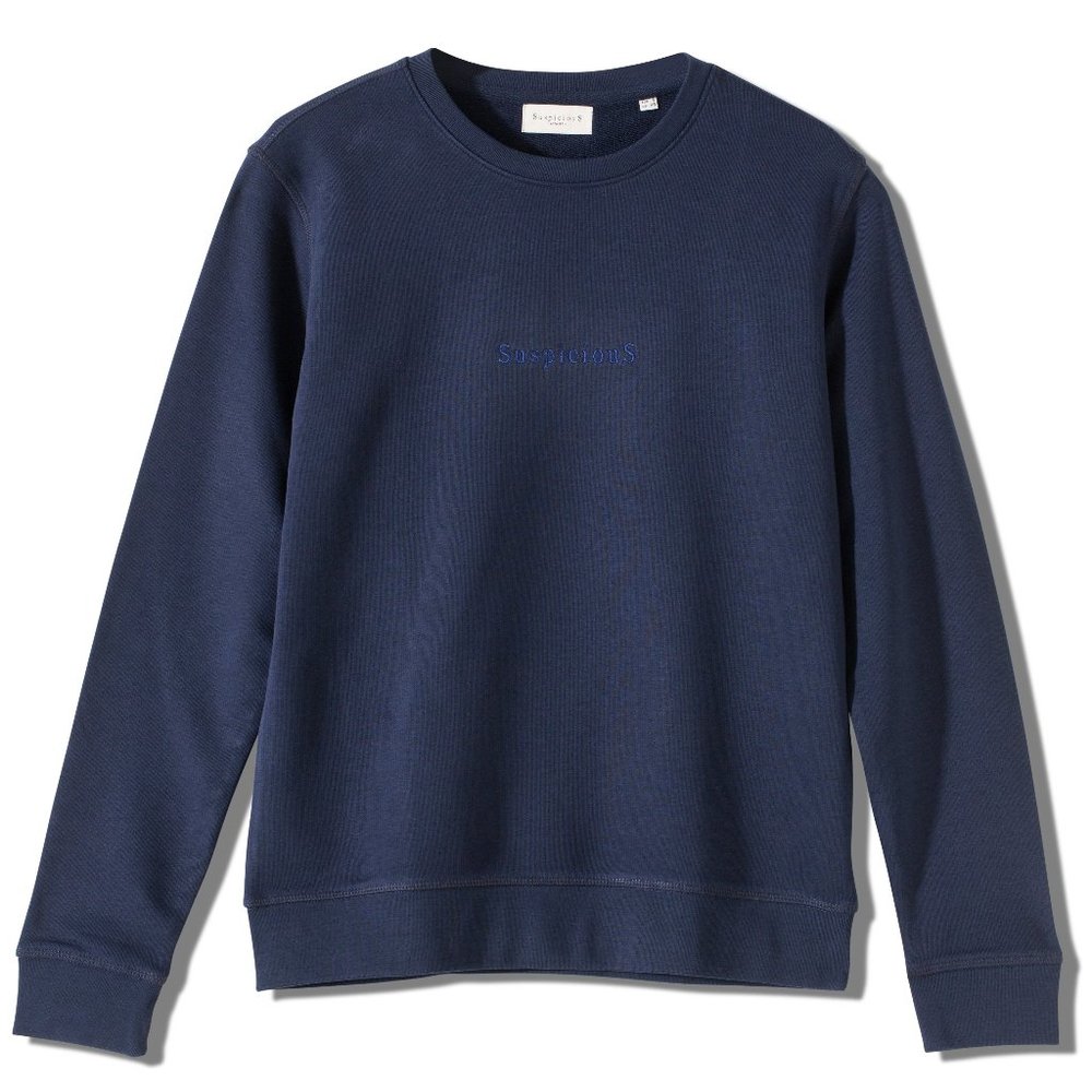 THE SUSPICIOUS SWEATER -  Navy -Suspicious Antwerp